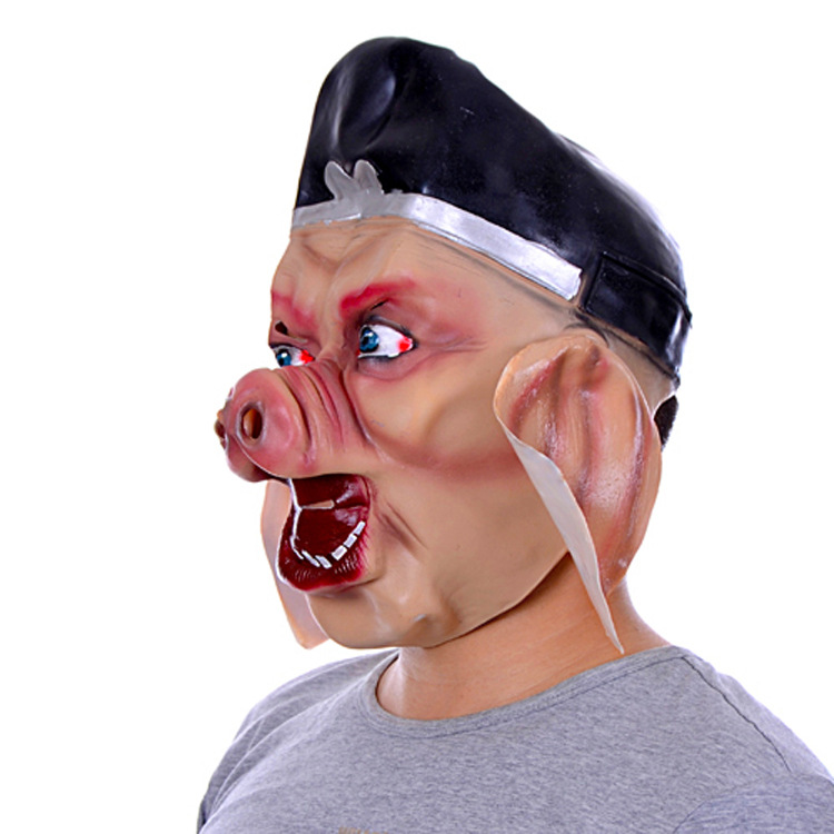 万圣节cosplay化妆舞会面具长发鬼脸表演用品西游记沙和尚面具
