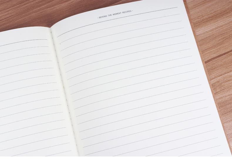 16k牛皮缝线本 学生简约护眼英语作文纠错读书笔记空白车线作业本