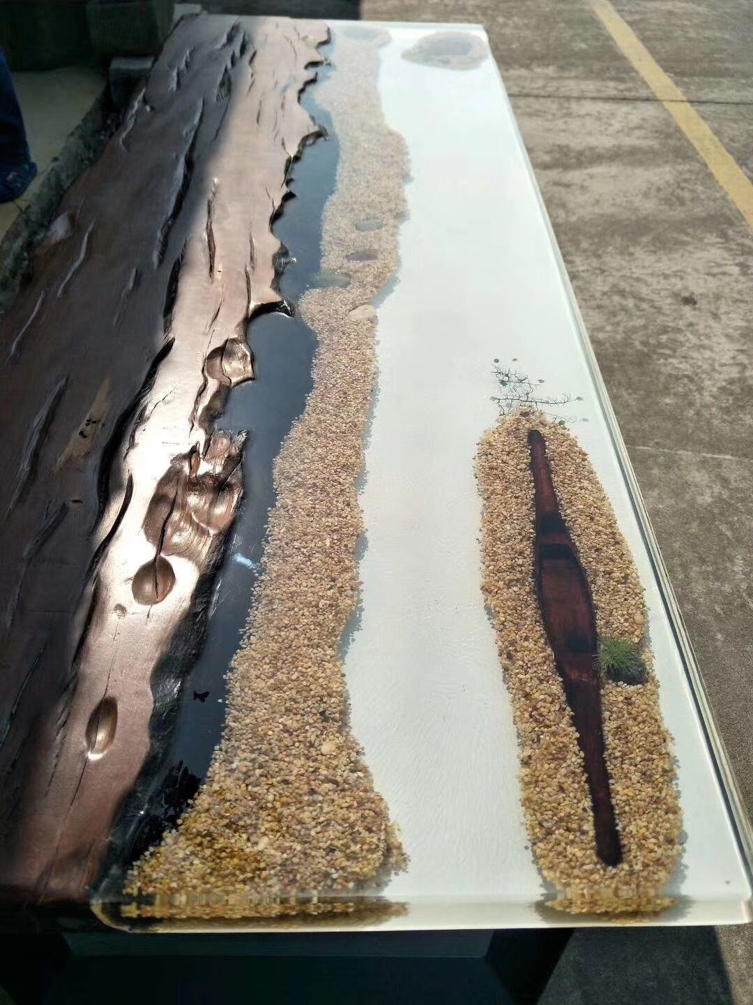 环氧树脂胶 木头家具工艺品水晶滴胶 河流桌灌胶水晶胶树脂ab胶