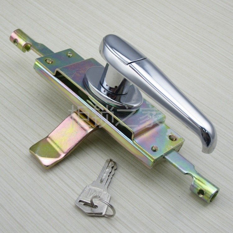 海坦柜锁 ms308-4天地连杆锁 308-2a-1执手锁 控制柜锁 带盖