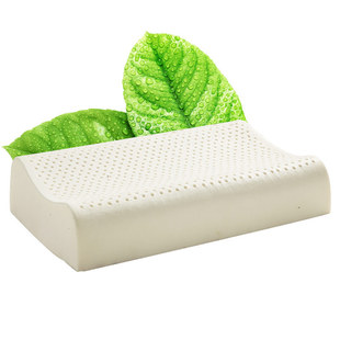 泰国天然纯乳胶枕头橡胶枕芯非记忆保健枕成人护颈椎枕头真空包装