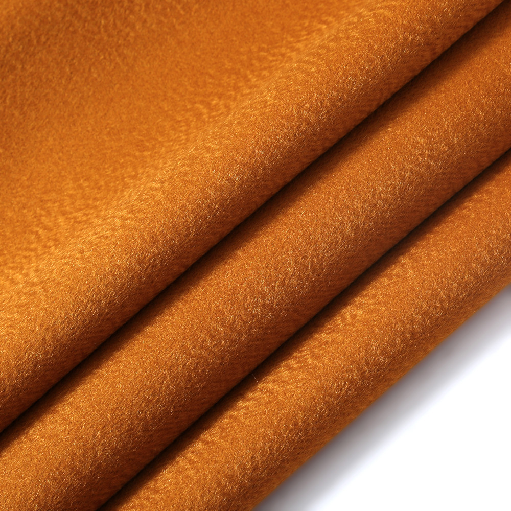 厂家直销粗纺全毛双面呢大衣毛呢面料秋冬水波纹顺毛西装布料批发