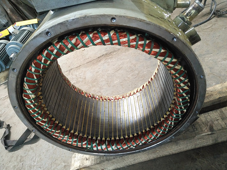 永磁同步电机各绕组绝缘电阻太低 出线端与机座相接触修复检测