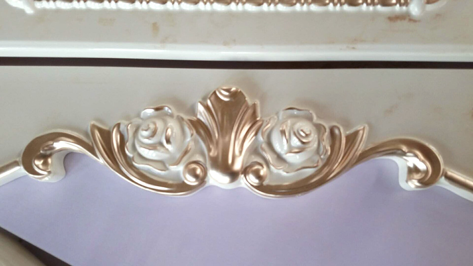 欧式家具茶几电视柜桌面贴花茶几电视柜边条贴花平面家具塑料花