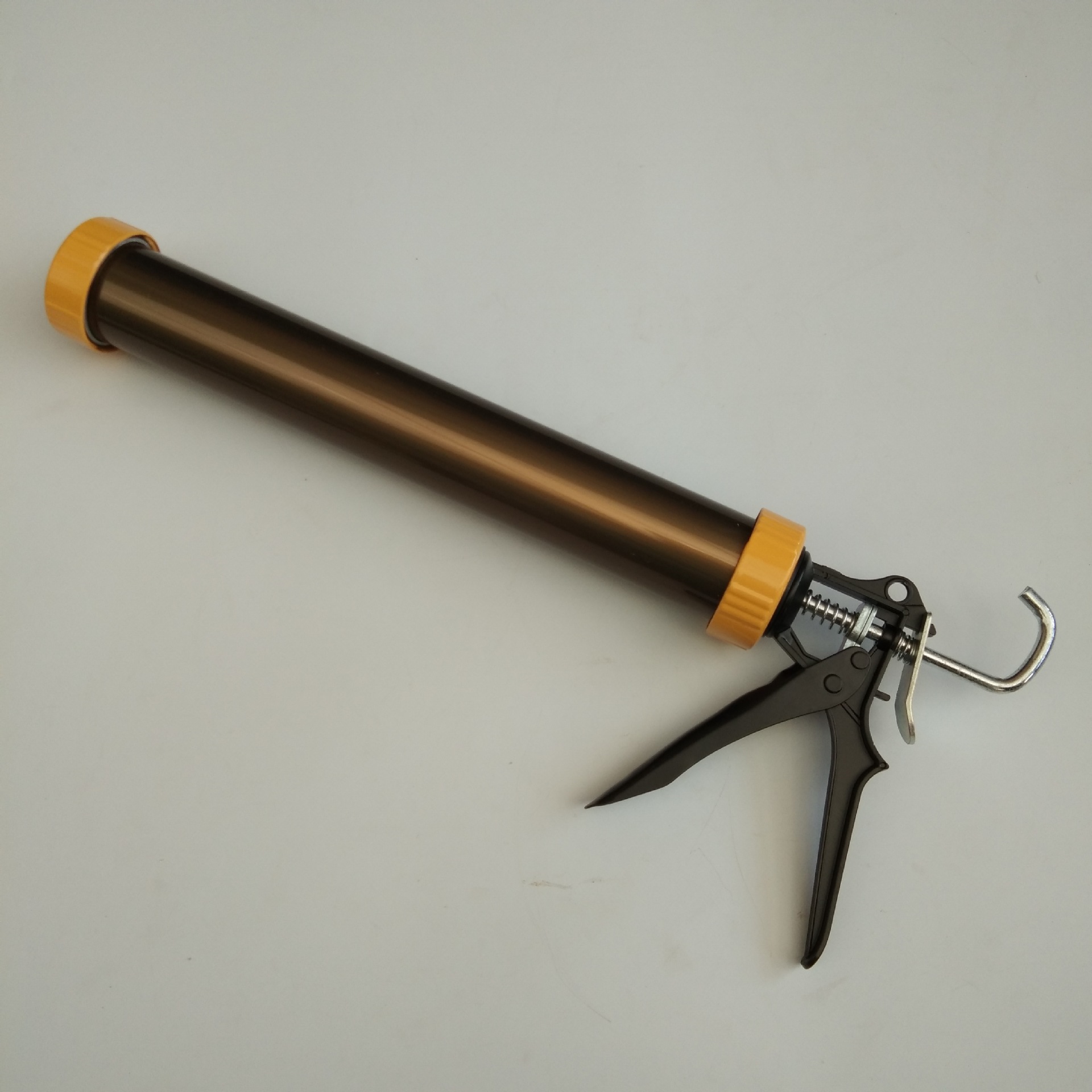 现货批发16寸香槟色软胶枪古铜色挤压式结构软胶枪600mm装饰胶枪