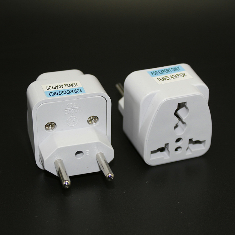 嵌入式欧规转换插头意大利美规英规澳规欧式旅游插头电源插头现货