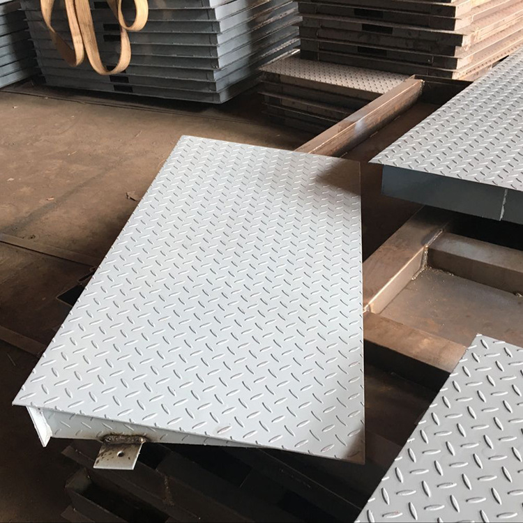 2米带上下引坡叉车上下称重电子小地磅1-3吨