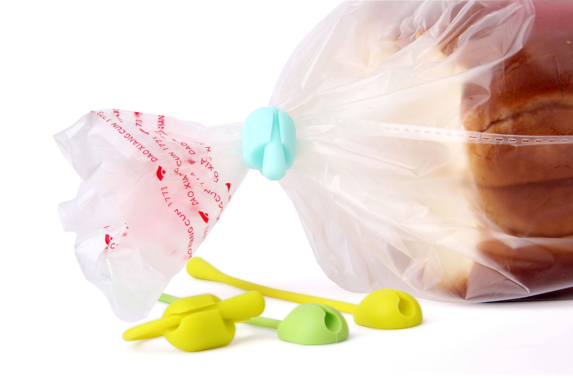 食品袋束口捆绑扎带多功能硅胶绑带束线带数据线理线带硅胶捆扎绳