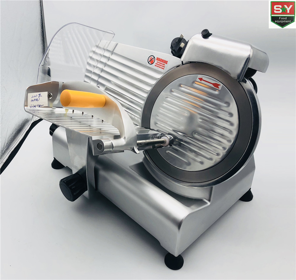 220型电动蔬菜水果冻肉切片机 片厚薄可调 自助火锅店烤肉店实用