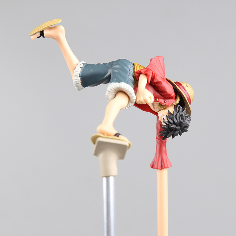 动漫批发海贼王 橡胶 路飞 倒立路飞 手办模型公仔摆件玩具