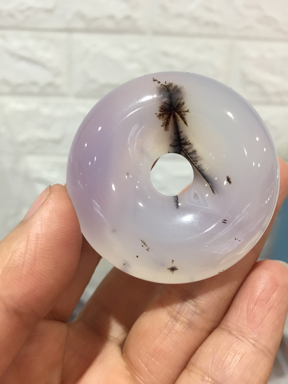 天然玉髓玛瑙超大平安扣吊坠