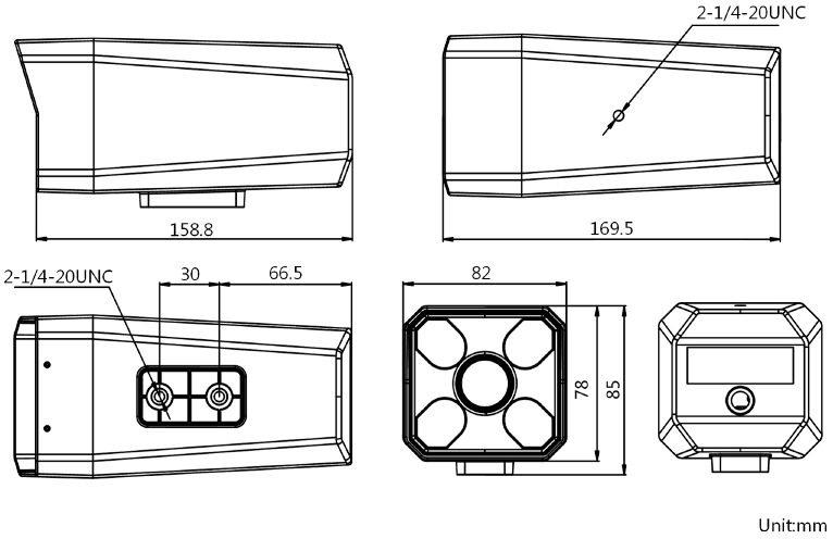 265海康威视200万高清网络监控摄像头ds-ipc-b12hv2-ia(poe)