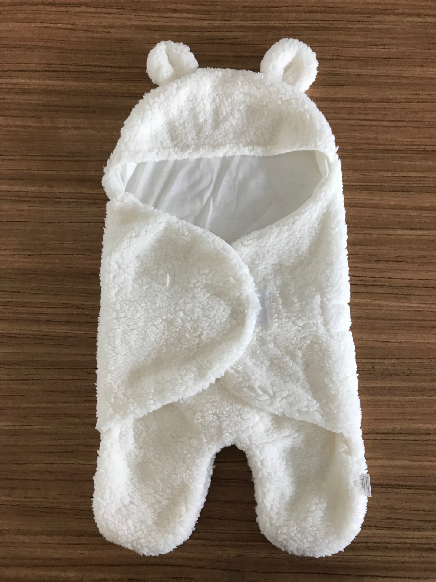 新生儿抱被初生婴儿包被秋冬分腿加厚裹被 宝宝襁褓包巾羊羔绒