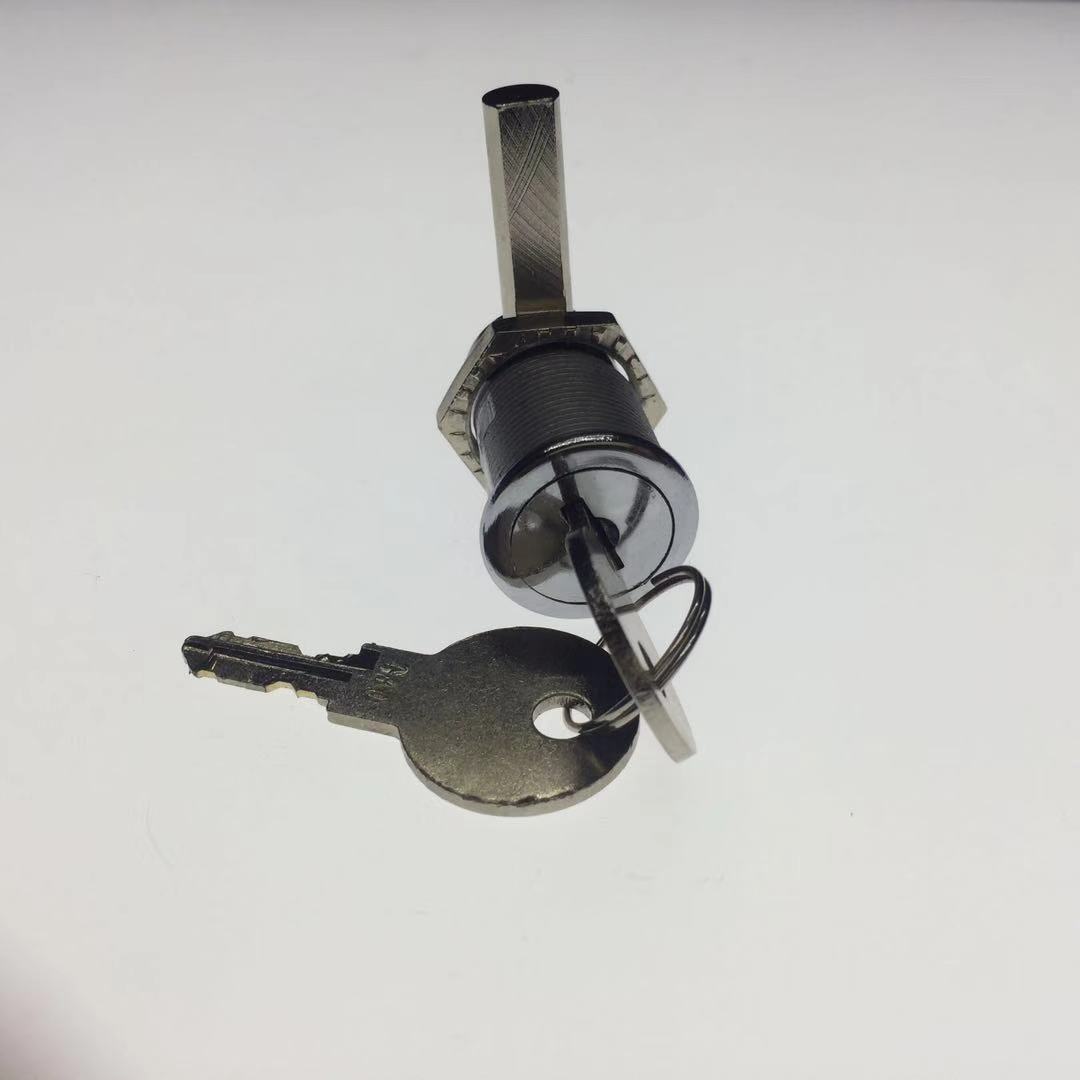 厂家供应安全冰箱门锁铁皮柜锁锌合金叶片锁转舌锁冰箱锁五金