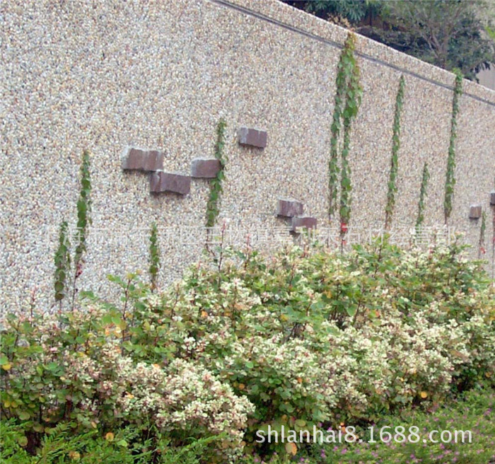 网贴石 水洗石 水刷石 抿石子 洗石米 上海别墅外墙工程效果