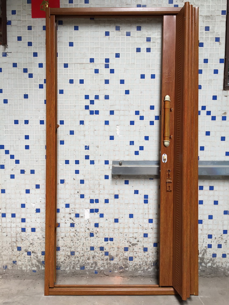 和谐拉闸门全封闭烤漆铁门防盗拉闸门仓库推拉门商铺折叠门折叶门