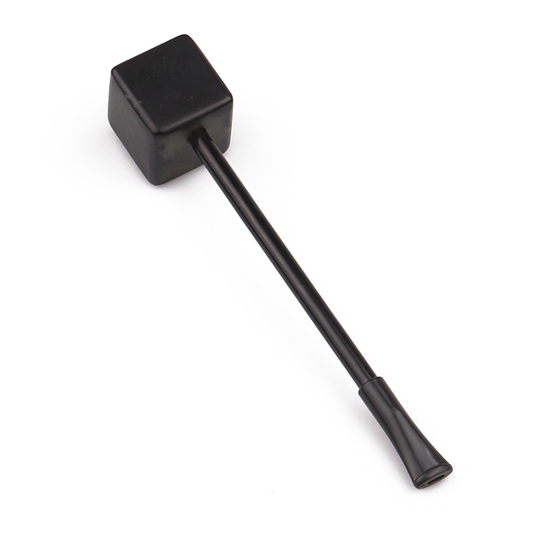 现货烟斗136mm黑檀方底大力水手烟斗 细长接杆款 节日礼品烟斗