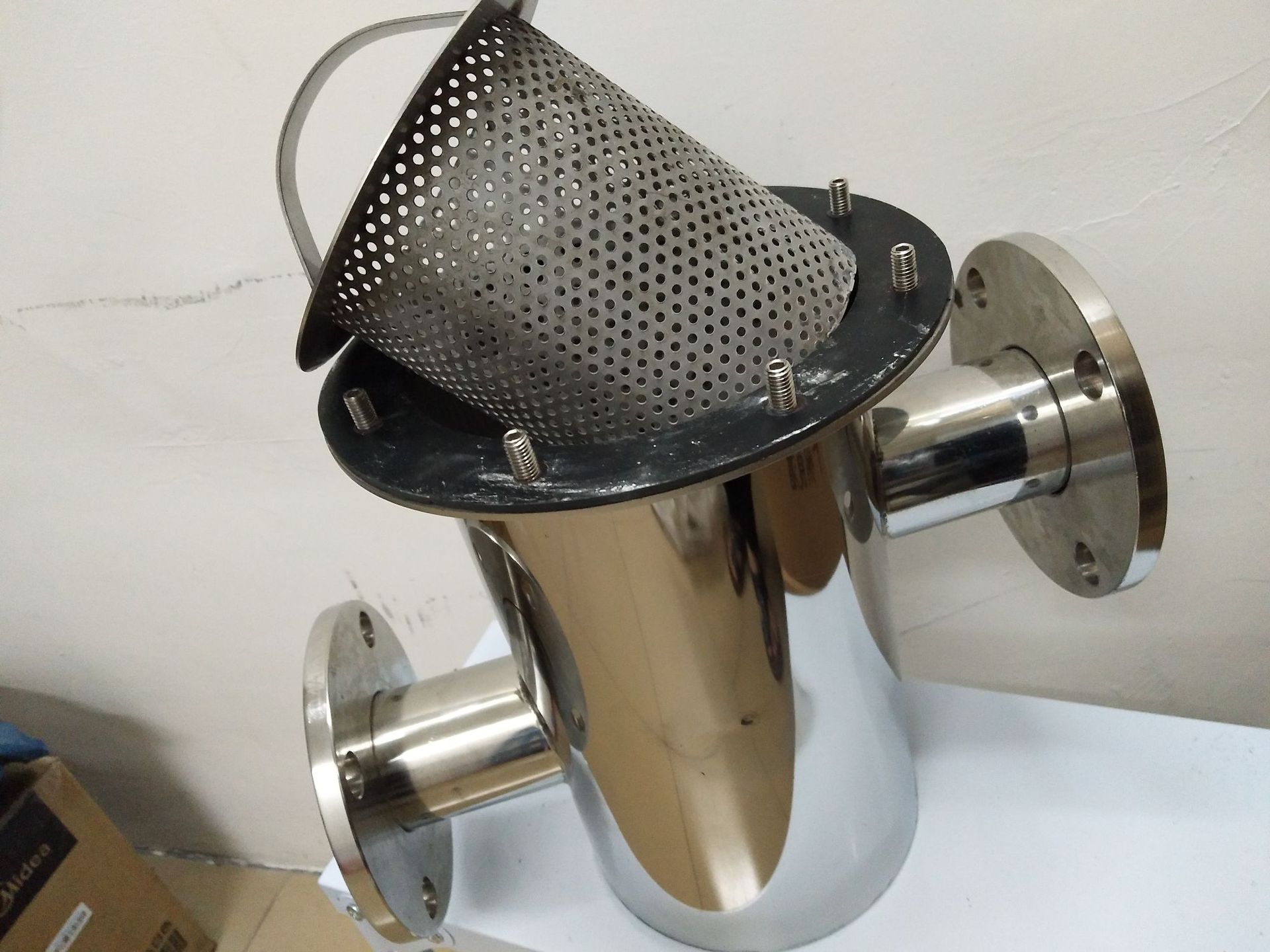 理发店塑料毛发收集器dn50杂物过滤蓝排水隔发廊发器宠物泳馆隔毛