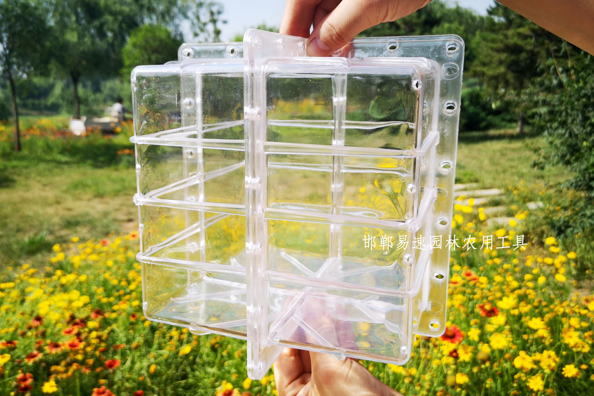 方形西瓜定型生长模具成型模具18x18方西瓜模子12斤水果塑料模具