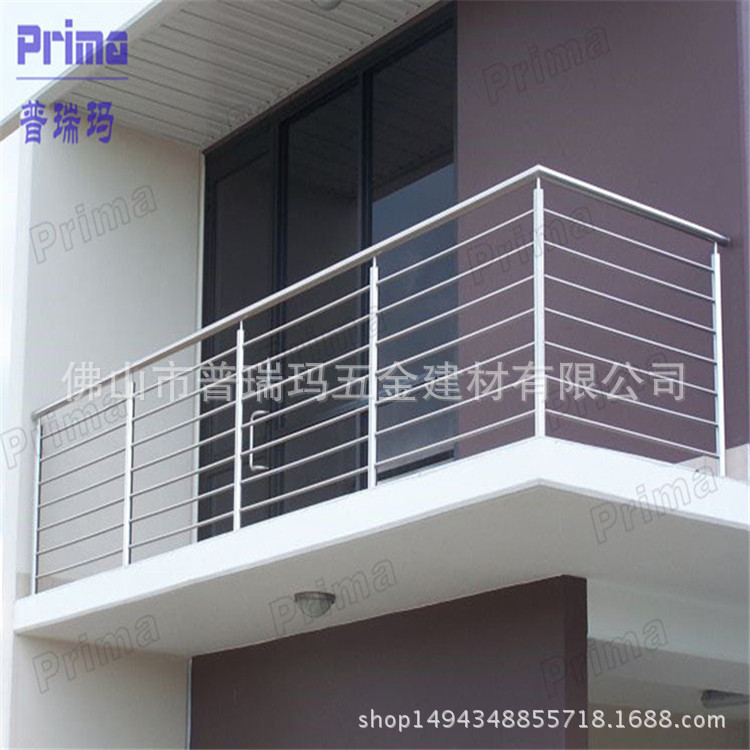 304/316不锈钢圆棒护栏 阳台防护护栏 楼梯全不锈钢护栏