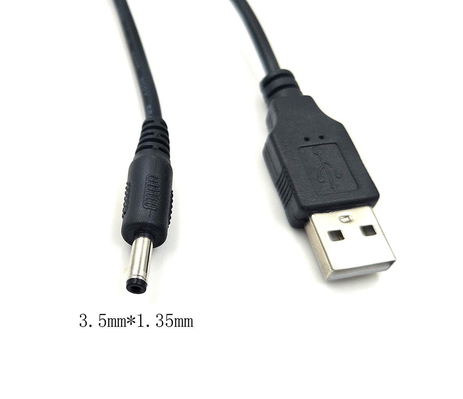 5mm*1.35mm dc3.5充电线 音箱移动电源手电圆头充电线