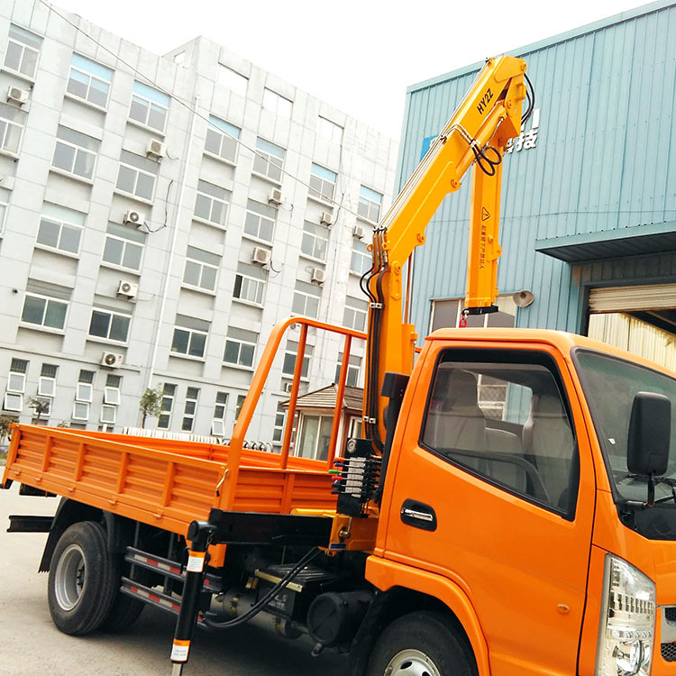 江苏工程机械厂家出口凯马小型2吨折臂吊机