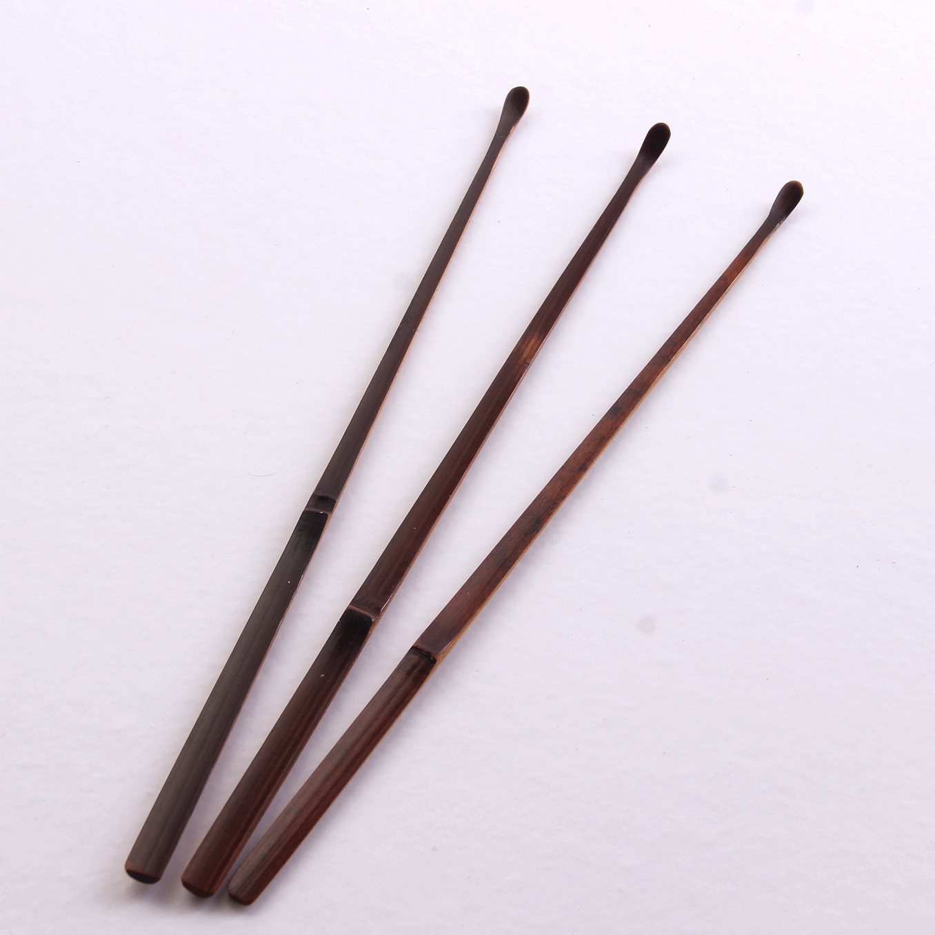 手工煤竹掏耳勺 耳挖 小巧 竹挖耳勺可收纳手工耳扒 出口日本