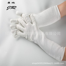 厂家供应黑白加长五级防割包钢丝手套护臂护腕护袖玻璃厂专用劳保
