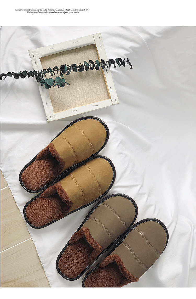 大量生产 新品发布 室内家居棉拖鞋 防滑棉拖 保暖棉拖