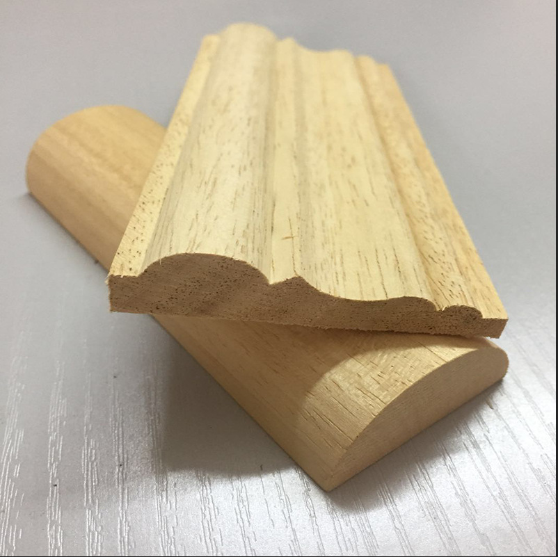 定制定做天然白木 阿尤斯白木 实木线条 装饰线条 阴角线 天花线