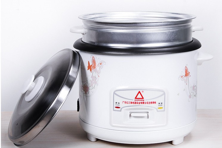厂家批发红三角电饭锅正家庭用3-6升普通机械大容量特价礼品