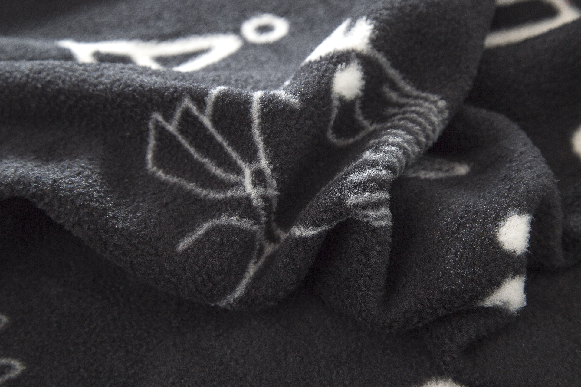 摇粒绒印花面料