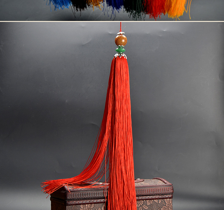 中国结流苏剑穗加长流苏冰丝流苏车挂穗民族风长穗流苏现货批发