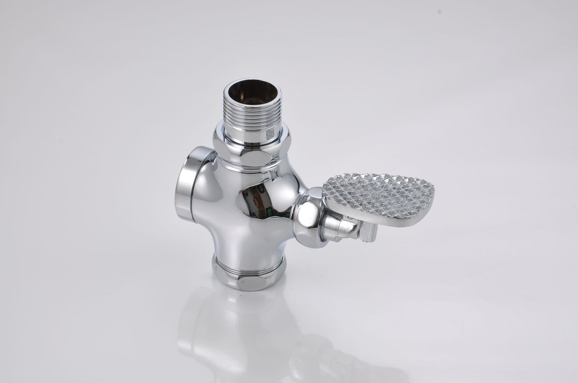 蹲便器脚踏阀 明杆脚踏冲洗阀 大便脚踩冲水阀 蹲厕脚踏大便阀