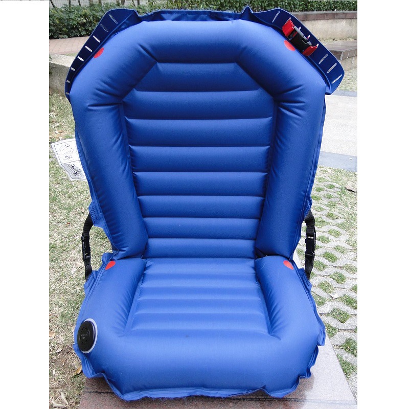 工厂定做新款环保充气汽车儿童安全座椅,便携式安全充气儿童沙发