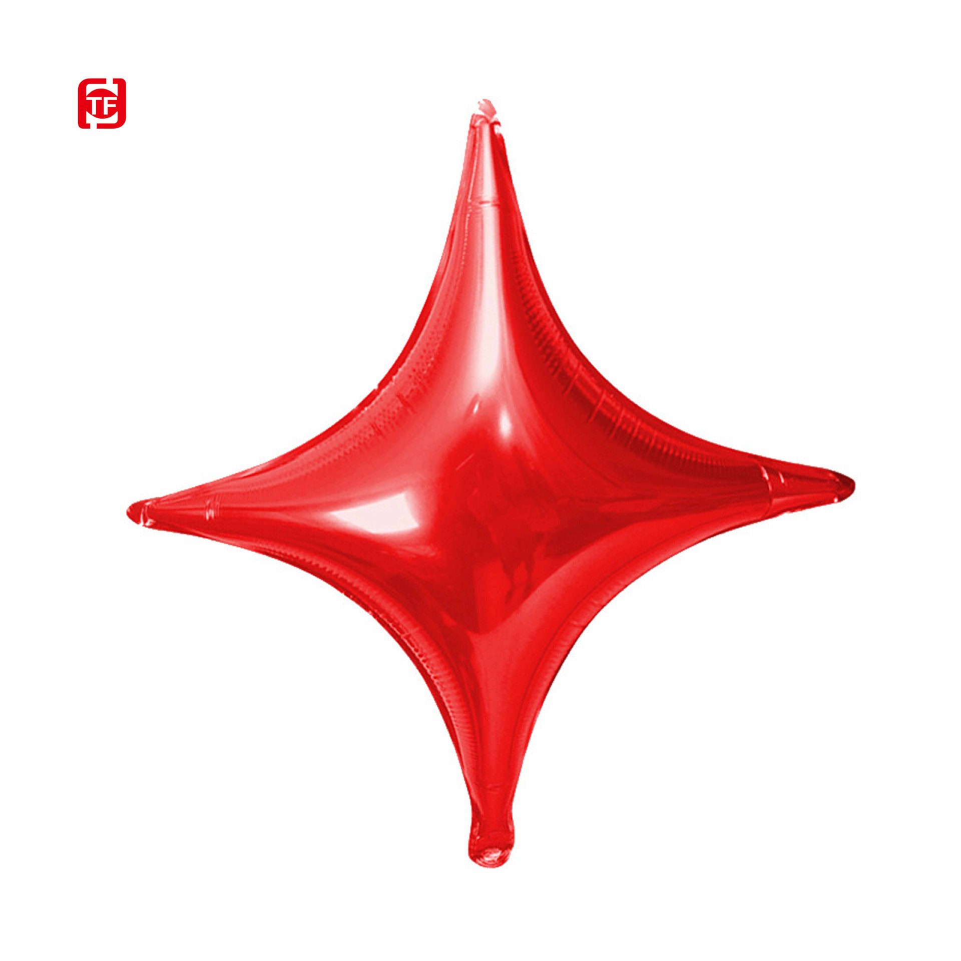 华凯tf牌大号26寸四角形铝膜铝箔气球 四角星派对婚庆装饰用品