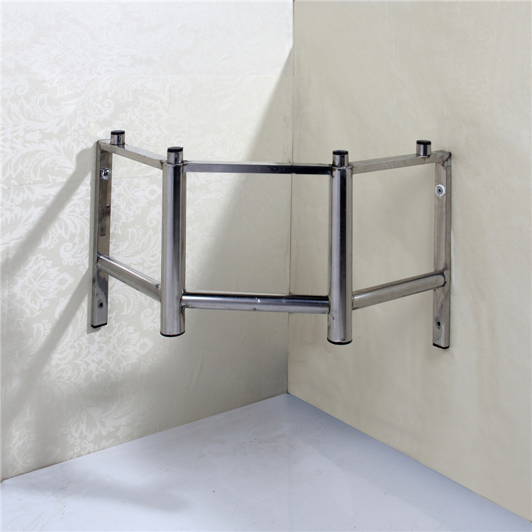 洁具卫浴厕所台上盆304不锈钢 阳台省空间陶瓷圆形 洗脸盆支架