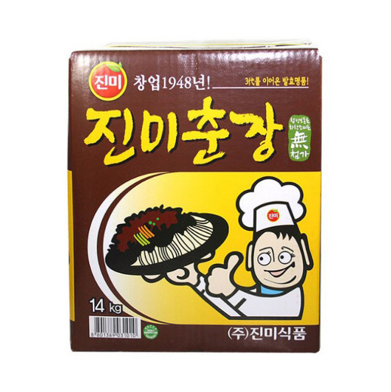 韩国进口真味春酱14kg韩式炸酱面专用酱杂酱面拌面酱黑酱豆炸酱