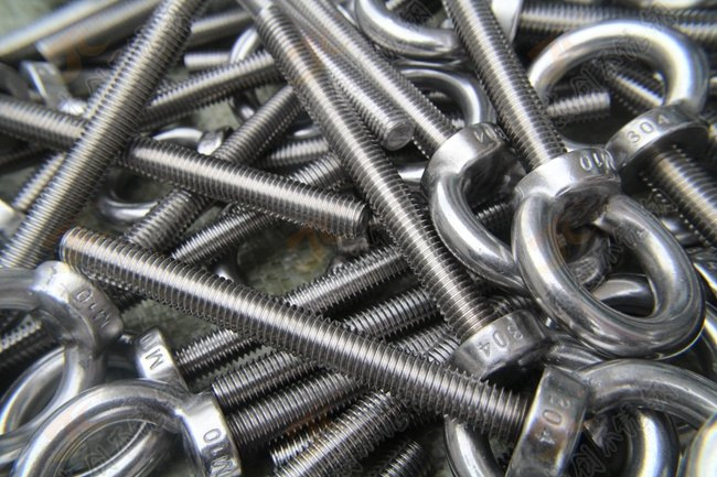 正宗304不锈钢加长吊环螺栓 非标定制加长吊环螺丝 加长吊环螺丝