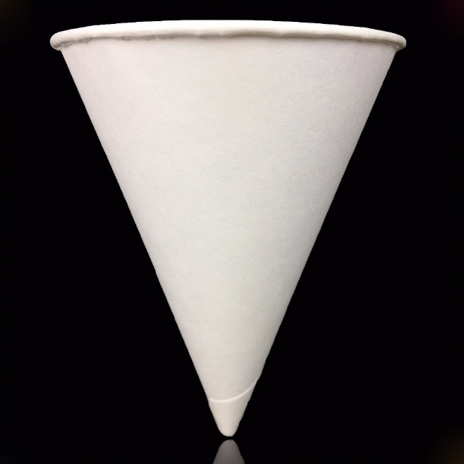 厂家直销一次性锥形纸杯/圆锥形纸杯/3.7盎司尖杯/3.7oz卷边尖杯