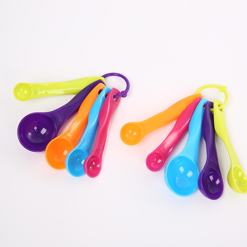 manufacturer direct selling kitchen baking tools color 5pc small measuring spoon 5-piece set combination measuring spoon