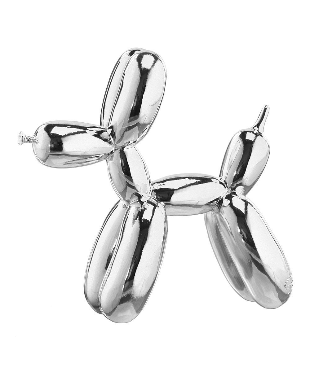 北欧家居装饰品摆件 电镀金色陶瓷气球狗 外贸陶瓷动物气球狗摆件