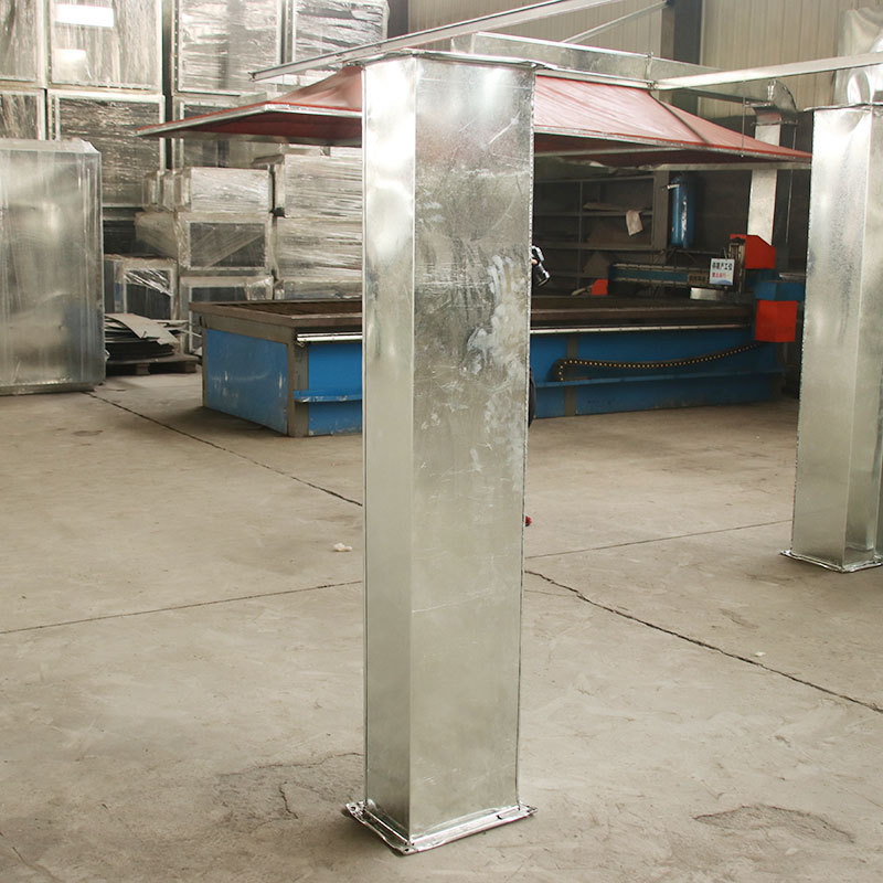 镀锌板风管厂家直销方形风管白铁皮风管通风管道304不锈钢风管