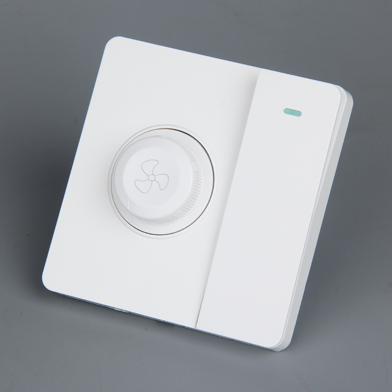 家用暗装风扇快慢调节吊扇调速器220v通用型无极变速调速开关面板