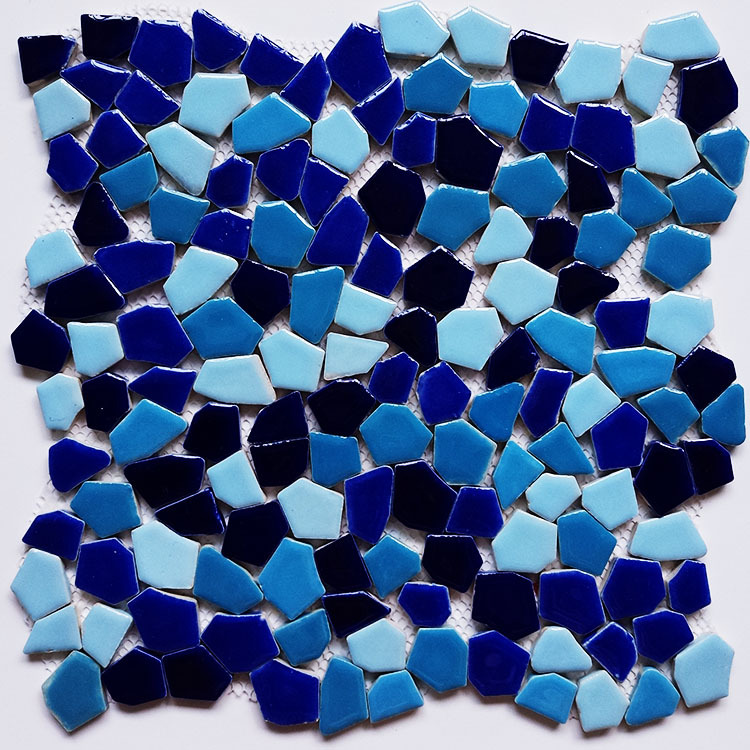 创意彩色陶瓷马赛克碎拼瓷砖diy卫生间瓷砖墙面碎片定制