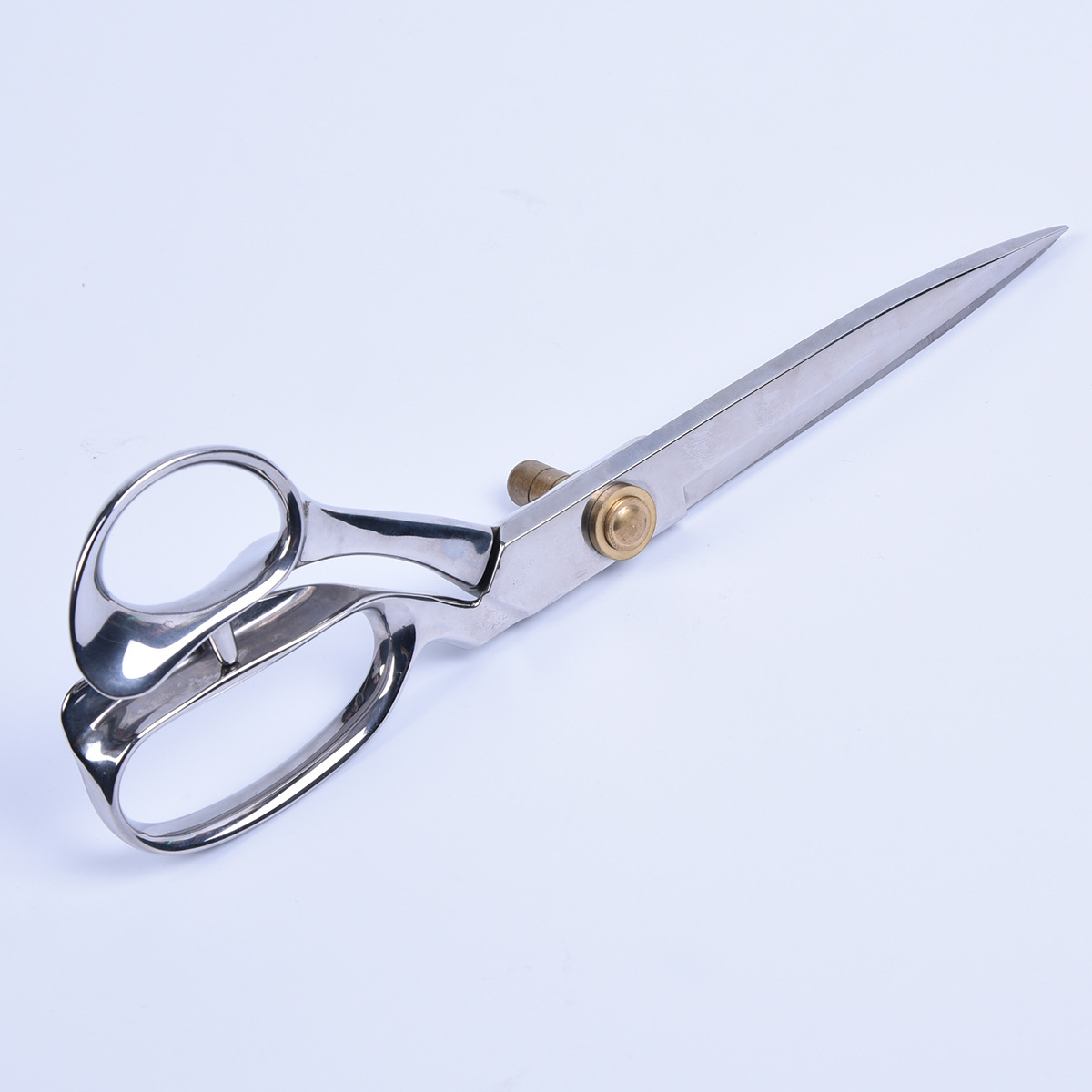 Factory Direct Sales Yinuo Long Screw All-Steel Scissors Stainless Steel Scissors Clothing Scissors Suit Scissors Tailor Scissors