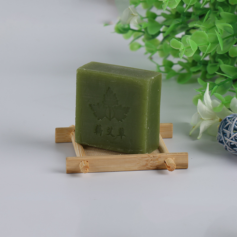 蕲州李氏真艾蕲艾精油皂纯艾叶精油皂水晶皂厂家直供批发推荐