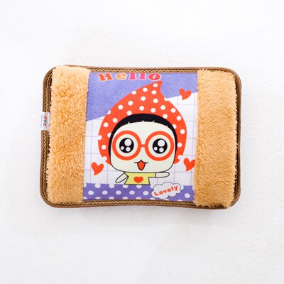 双插手电暖宝 充电式卡通印花 暖手宝热水袋暖手袋 厂家批发