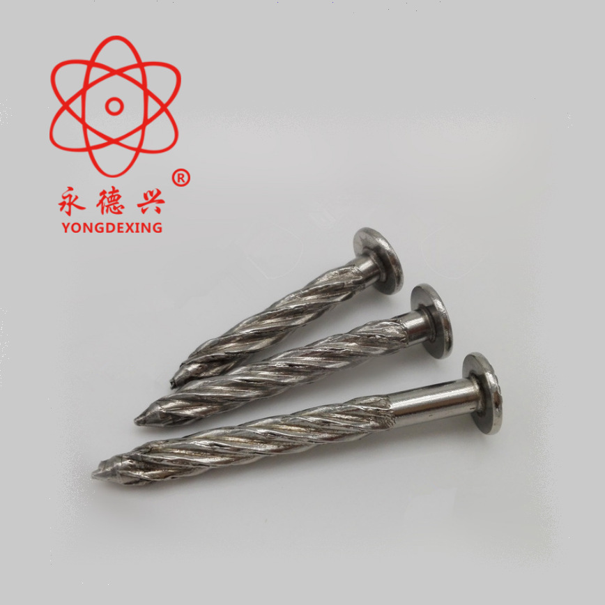 厂家直销铁螺纹钉不锈钢螺纹钉麻花钉螺旋钉 家用五金配件