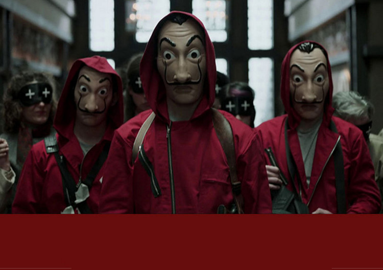 纸钞屋达利面具la casa de papel 纸牌屋面具搪胶乳胶面具 dali